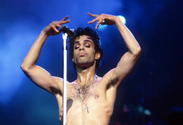 DETROIT, MI - JUNE 7: American singer Prince (1958-2016) performs on stage during the 1986 Parade Tour on June 7, 1986 at the Cobo Arena in Detroit, Michigan. Copyright: xRossxMarinoxArchivex xMediaPunchx