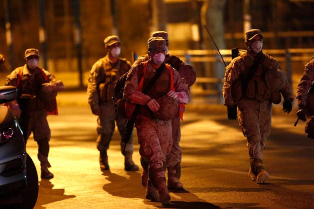 Santiago, 22 March 2020 Coronavirus pandemic curfew Jonnathan Oyarzun Aton Chile, Santiago Chile Aton 406673  Copyright: JONNATANxOYARZUN ATONxCHILE