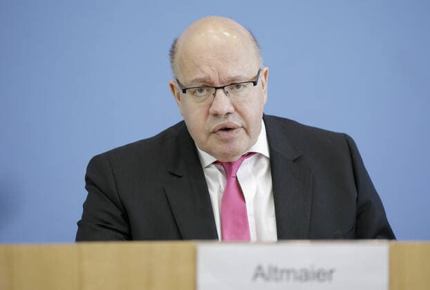 Bundeswirtschaftsminister Peter Altmaier, CDU, spricht in der Bundespressekonferenz zum Nachtragshaushalt 2020 und die Reaktion auf die Corona-Krise. Berlin, 23.03.2020 Berlin Deutschland