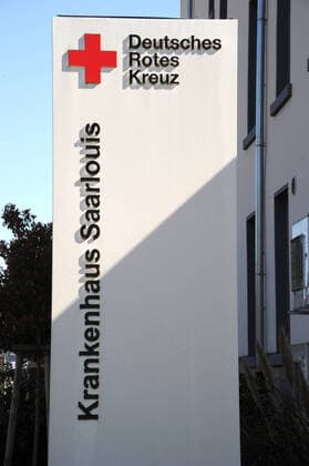 Das Krankenhaus des Deutschen Roten Kreuzes am Montag (23.02.2020) in Saarlouis.