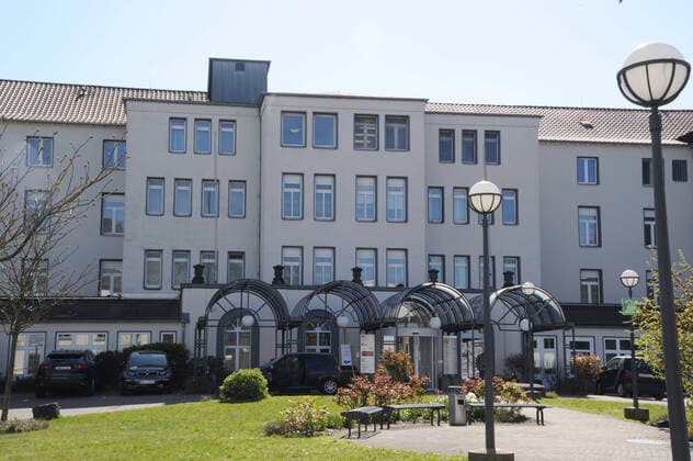 Das Krankenhaus des Deutschen Roten Kreuzes am Montag (23.02.2020) in Saarlouis.
