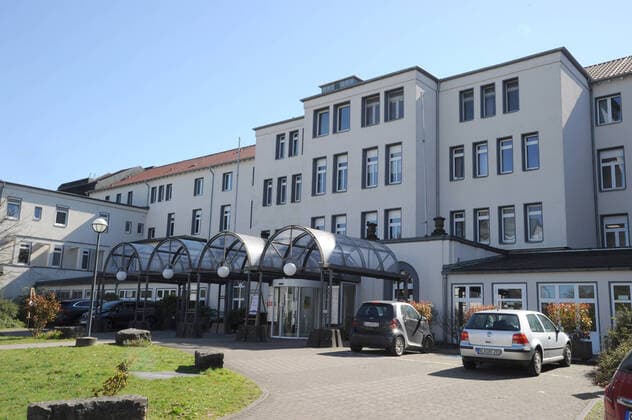 Das Krankenhaus des Deutschen Roten Kreuzes am Montag (23.02.2020) in Saarlouis.