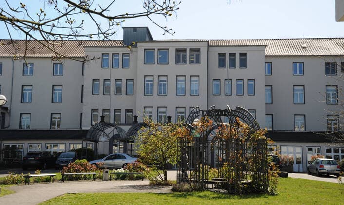 Das Krankenhaus des Deutschen Roten Kreuzes am Montag (23.02.2020) in Saarlouis.