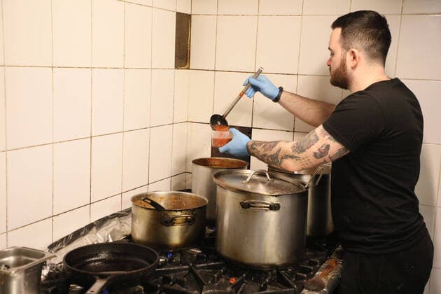 Some Polish restaurants prepare food for doctors and eldery people due to the coronavirus outbreak Some Polish restaurants prepare food for doctors and eldery people due to the coronavirus outbreak on March 23, 2020 in Warsaw, Poland EN_01421450_0014 