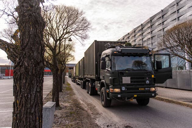 200323 under en pressträff med anledning att utrymmen i Stockholmsmässan i Älvsjö görs om till vardplatser den 23 mars 2020 i Stockholm. Copyright: MAXIMxTHORE 47090921st