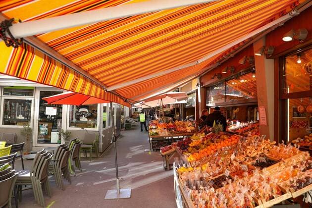 Stadtmarkt, Corona, Augsburg, Ausgangsbeschraenkung, 23.03.2020 Augsburg Bayern Deutschland