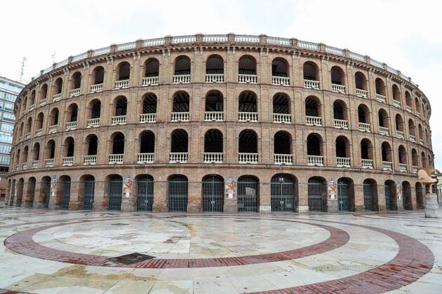 March 23, 2020, Valencia, VALENCIA, SPAIN: Illustration, General views of the Plaza de Toros in Valencia during the second week after the Government declared the state of alarm in Spain and recommended people to stay at home to fight coronavirus COVID-19 on March 23, 2020 in Valencia, Spain Valencia SPAIN - ZUMAa181 20200323_zaa_a181_097 Copyright: xIvanxTerronx