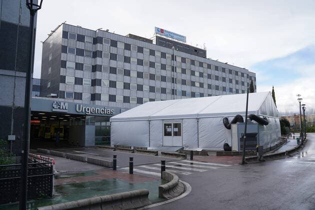Field Hospital built next to La Paz hospital during the coronavirus crisis, in Madrid, on Sunday 22, March 2020 Cordon Press