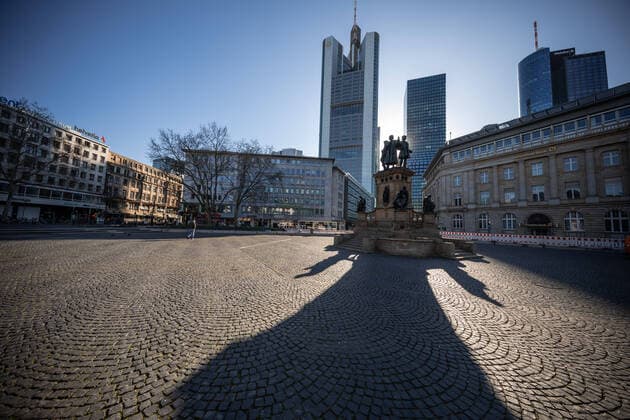 Roßmarkt in Frankfurt Frankfurt zu Zeiten der Rushhour