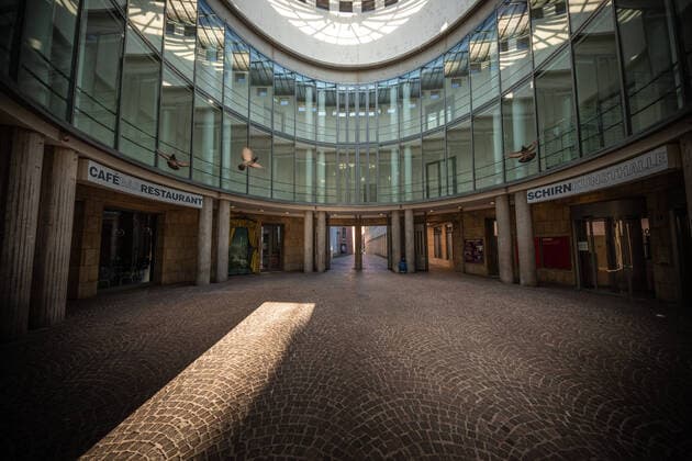 Schirn Museum Frankfurt zu Zeiten der Rushhour