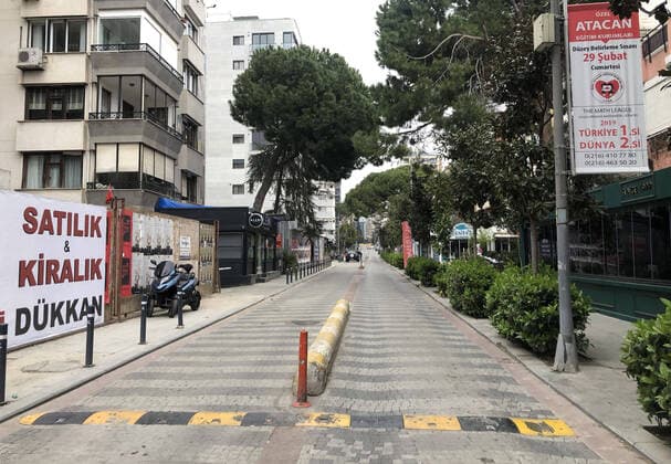 View of Istanbul™s shopping street Bagdat¦ As 20 million city Istanbul is getting empty, the number of infected people increased to 1525 people and 37 deaths. Copyright: TolgaxAdanali 16704544