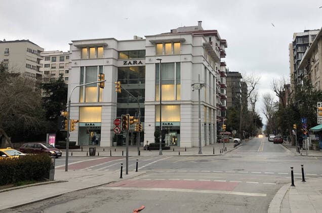 View of Istanbul™s shopping street Bagdat¦ As 20 million city Istanbul is getting empty, the number of infected people increased to 1525 people and 37 deaths. Copyright: TolgaxAdanali 16704549