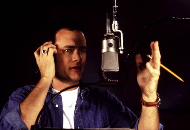 TOM HANKS recording voices for TOY STORY, 1995 Buena Vista Pictures Courtesy Everett Collection !ACHTUNG AUFNAHMEDATUM GESCHÃ„TZT! PUBLICATIONXNOTxINxCANxCHNxFRAxITAxJPNxNORxPOLxRUSxESPxUKxUSA Copyright: xBuenaxVistaxPictures CourtesyxEverettxCollectionx PSDTOHA EC008