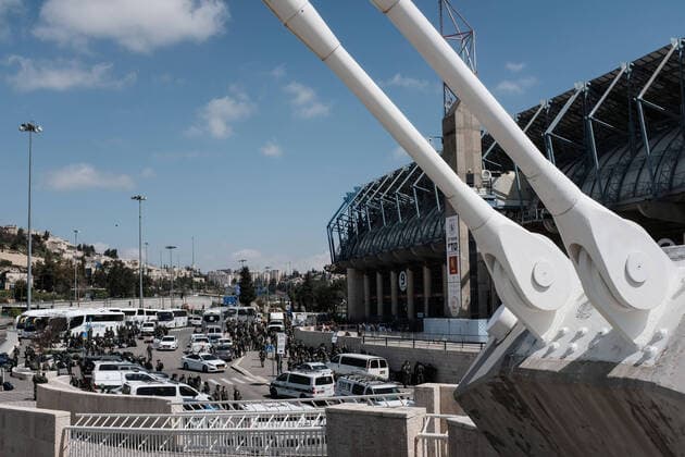 March 25, 2020, Jerusalem, Israel: The Israel Police assembles Border Policemen in preparation for immobilization in case of further measures and restrictions which may lead to total closure. Some 5,000 tests have already been done in Israel with a count of 2,030 positive for COVID-19. Current death toll is 5. Jerusalem Israel - ZUMAa126 20200325_zap_a126_012 Copyright: xNirxAlonx