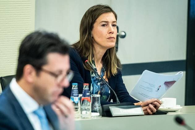 DEN HAAG, 23-03-2020, Coronavirus update for members of Dutch Parliament by RIVM and NIVC. Groenlinks Member of parliament Corinne Ellemeet. Coronavirus update for members of Dutch Parliament  x7606274x Copyright: