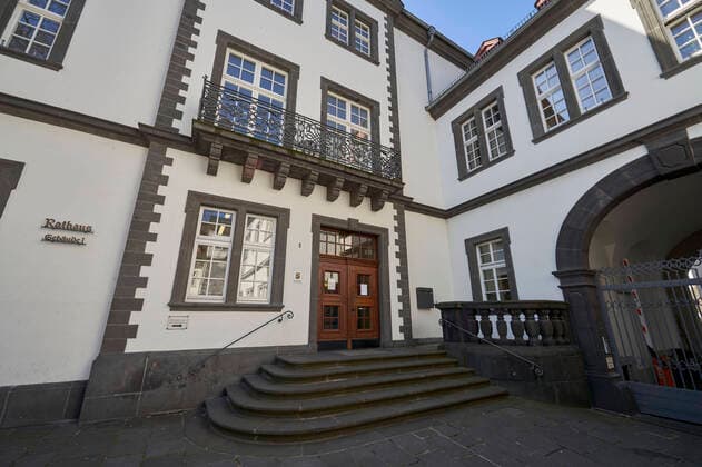 Rathaus Koblenz 25.03.2020, Rheinland-Pfalz, Koblenz: Eines der Rathausgebäude der Stadt.