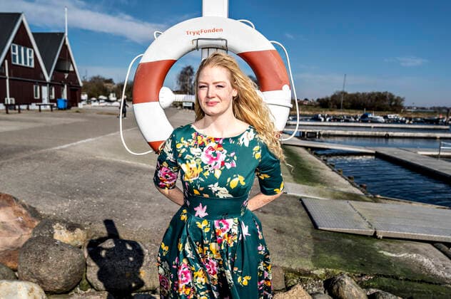 Bilder des Jahres 2020, Entertainment 03 März Entertainment Themen der Woche KW13 Komiker Sanne Soendergaard, fotograferet ved Egaa , onsdag den 25. marts 2020.. , Egaa Marina Jylland Denmark *** Comedian Sanne Soendergaard, photographed at Egaa, Wednesday, March 25, 2020, Egaa Marina Jutland Denmark,  Copyright: HenningxBagger HenningxBaggerx spdk20200325-122627-L