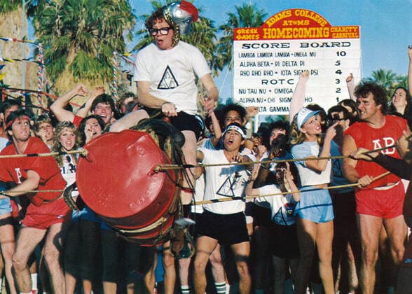 REVENGE OF THE NERDS, Timothy Busfield (top), Donald Gibb (right), 1984, TM & Copyright 20th Century Fox Film Corp. courtesy Everett Collection 20thCentFox Courtesy Everett Collection !ACHTUNG AUFNAHMEDATUM GESCHÃ„TZT! PUBLICATIONXNOTxINxCANxCHNxFRAxITAxJPNxNORxPOLxRUSxESPxUKxUSA Copyright: x20thCentFox CourtesyxEverettxCollectionx M8DREOF FE015