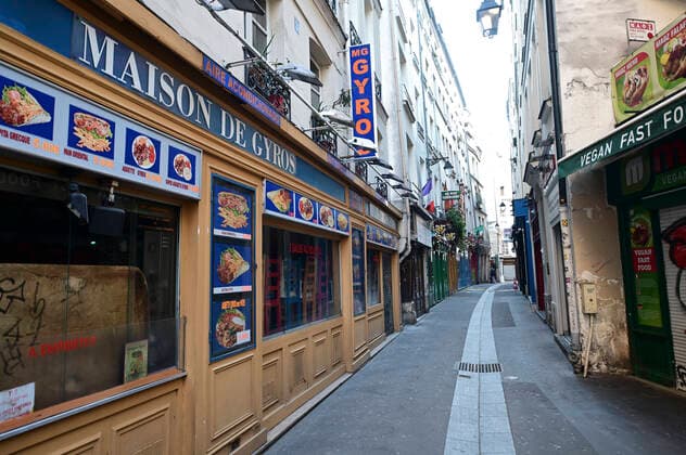 Quartier Notre Dame NEWS : COVID 19 a Paris - 25 03 2020 JBAutissier Panoramic 