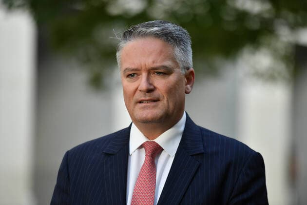 MATHIAS CORMANN PRESSER, Minister for Finance Mathias Cormann at a press conference at Parliament House in Canberra, Thursday, March 26, 2020. ( NO ARCHIVING, EDITORIAL USE ONLY, NO USE IN BOOKS WITHOUT CONSENT CANBERRA ACT AUSTRALIA  Copyright: xMICKxTSIKASx 20200326001460151628