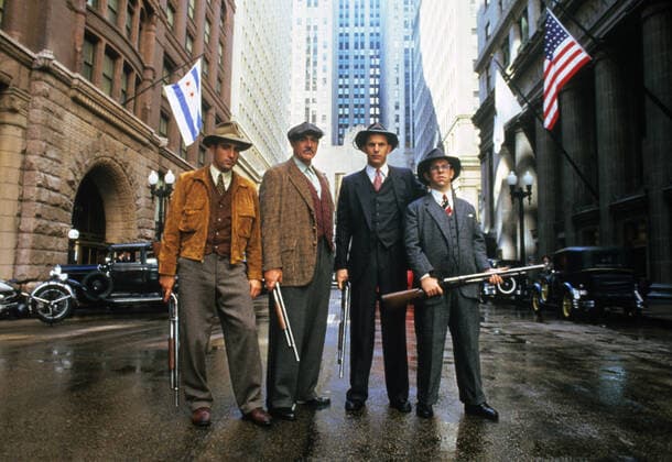 OSCARS. Bester Nebendarsteller. PreistrÃ¤ger 1981-1990 THE UNTOUCHABLES, Andy Garcia, Sean Connery, Kevin Costner, Charles Martin Smith, 1987. (c) Paramount Pictures Courtesy: Everett Collection. Paramount Courtesy Everett Collection !ACHTUNG AUFNAHMEDATUM GESCHÃ„TZT! PUBLICATIONXNOTxINxCANxCHNxFRAxITAxJPNxNORxPOLxRUSxESPxUKxUSA Copyright: xParamount CourtesyxEverettxCollectionx MSDUNTO EC028