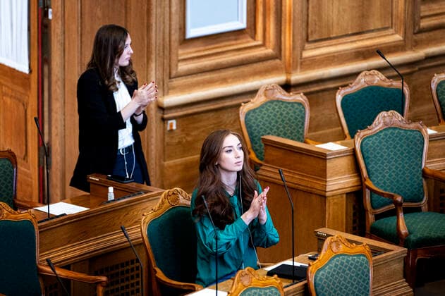 Folketinget behandler forslag fra regeringen om COVID-19 hastelovgivning, i Folketingssalen paa Christiansborg torsdag den 26. marts 2020.. , Copenhagen Denmark Copyright: RitzauxScanpix IdaxGuldbaekxArentsenx cop108 spdk20200326-110352-L