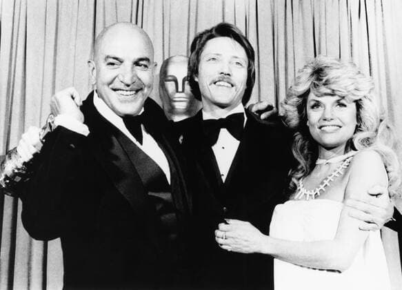 OSCARS. Bester Nebendarsteller. PreistrÃ¤ger 1971-1980 From left, presenter Tally Savalas with Academy Award winner Christopher Walken (THE DEER HUNTER) and nominee Dyan Cannon, (HEAVEN CAN WAIT), April 9, 1979 Courtesy Everett Collection !ACHTUNG AUFNAHMEDATUM GESCHÃ„TZT! PUBLICATIONXNOTxINxCANxCHNxFRAxITAxJPNxNORxPOLxRUSxESPxUKxUSA Copyright: xCourtesyxEverettxCollectionx PBDCHWA EC003