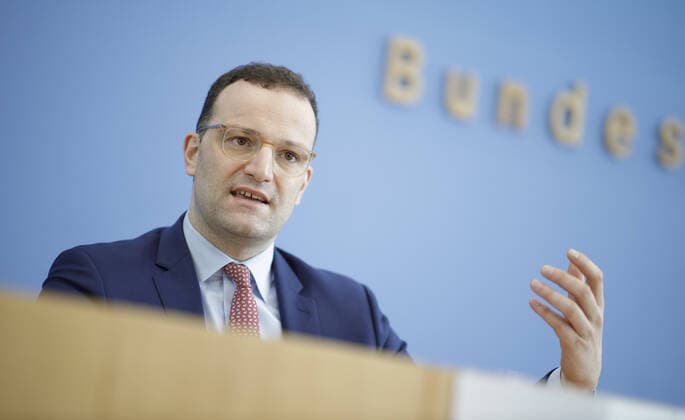 Bundesgesundheitsminister Jens Spahn, CDU, bei einer Pressekonferenz zur Corona-Krise. Berlin, 26.03.2020 Berlin Deutschland