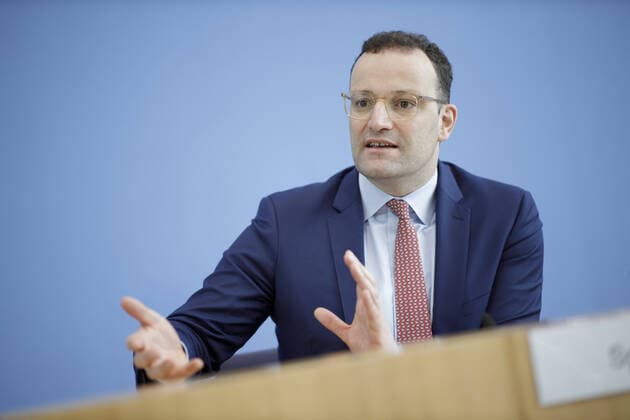 Bundesgesundheitsminister Jens Spahn, CDU, bei einer Pressekonferenz zur Corona-Krise. Berlin, 26.03.2020 Berlin Deutschland