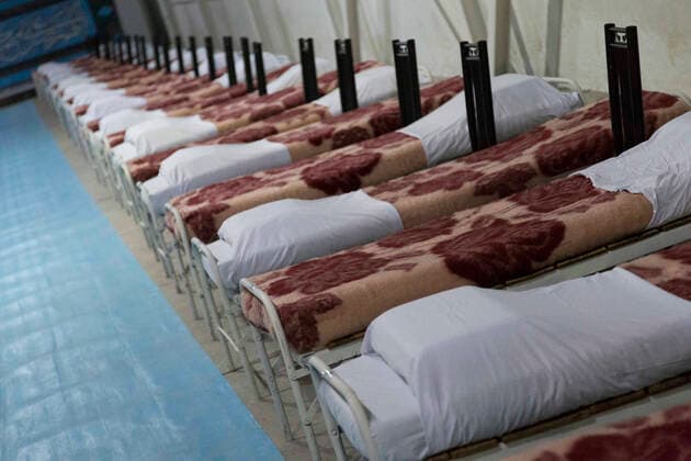 March 26, 2020, Tehran, Iran: Iranian army launched a 2,000-bed hospital at the permanent venue of Tehran International Exhibitions as Iran struggles to stem the novel coronavirus (COVID-19) in the capital Tehran, Iran. Iran s supreme leader Ayatollah Ali Khamenei has ordered the armed forces to contribute to the health ministry s fight against the disease. Iran is the worst-hit country by the coronavirus in the Middle East. Tehran Iran - ZUMAf146 20200326_zip_f146_011 Copyright: xRouzbehxFouladix