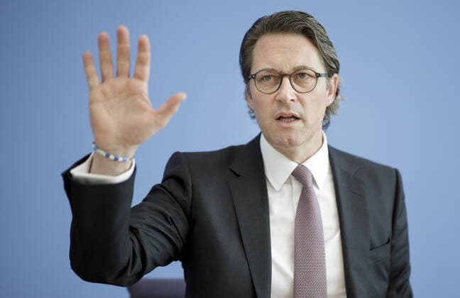 News Themen der Woche KW13 News Bilder des Tages Bundesverkehrsminister Andreas Scheuer, CSU, bei einer Pressekonferenz zur Corona-Krise. Berlin, 26.03.2020 Berlin Deutschland