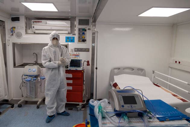 March 26, 2020, Tehran, Iran: Iranian army launched a 2,000-bed hospital at the permanent venue of Tehran International Exhibitions as Iran struggles to stem the novel coronavirus (COVID-19) in the capital Tehran, Iran. Iran s supreme leader Ayatollah Ali Khamenei has ordered the armed forces to contribute to the health ministry s fight against the disease. Iran is the worst-hit country by the coronavirus in the Middle East. Tehran Iran - ZUMAf146 20200326_zip_f146_052 Copyright: xRouzbehxFouladix