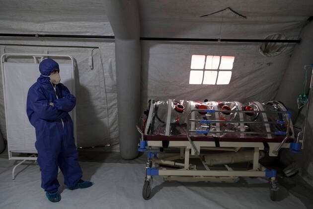 March 26, 2020, Tehran, Iran: Iranian army launched a 2,000-bed hospital at the permanent venue of Tehran International Exhibitions as Iran struggles to stem the novel coronavirus (COVID-19) in the capital Tehran, Iran. Iran s supreme leader Ayatollah Ali Khamenei has ordered the armed forces to contribute to the health ministry s fight against the disease. Iran is the worst-hit country by the coronavirus in the Middle East. Tehran Iran - ZUMAf146 20200326_zip_f146_057 Copyright: xRouzbehxFouladix