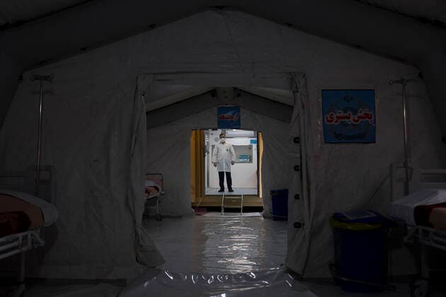 March 26, 2020, Tehran, Iran: Iranian army launched a 2,000-bed hospital at the permanent venue of Tehran International Exhibitions as Iran struggles to stem the novel coronavirus (COVID-19) in the capital Tehran, Iran. Iran s supreme leader Ayatollah Ali Khamenei has ordered the armed forces to contribute to the health ministry s fight against the disease. Iran is the worst-hit country by the coronavirus in the Middle East. Tehran Iran - ZUMAf146 20200326_zip_f146_059 Copyright: xRouzbehxFouladix