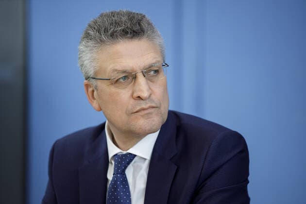 Prof. Dr. Lothar H. Wieler, Praesident Robert Koch-Institut, RKI, bei einer Pressekonferenz zur Corona-Krise. Berlin, 26.03.2020 Berlin Deutschland