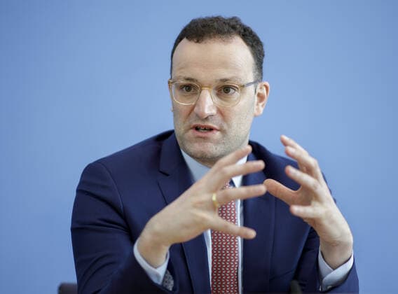 Bundesgesundheitsminister Jens Spahn, CDU, bei einer Pressekonferenz zur Corona-Krise. Berlin, 26.03.2020 Berlin Deutschland