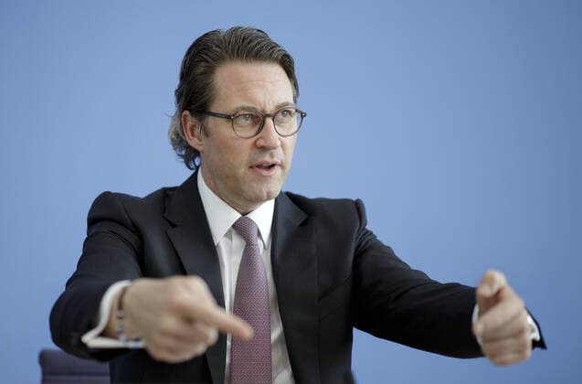 Bundesverkehrsminister Andreas Scheuer, CSU, bei einer Pressekonferenz zur Corona-Krise. Berlin, 26.03.2020 Berlin Deutschland