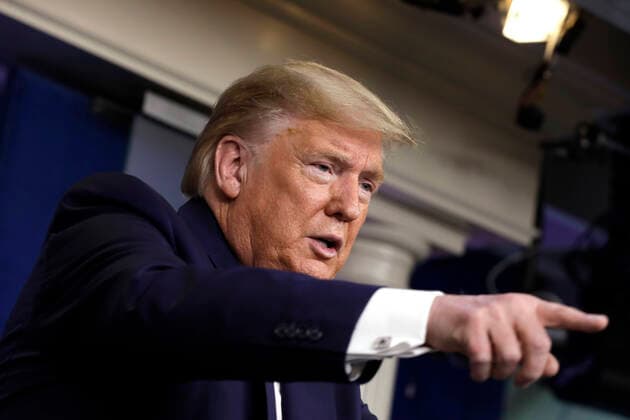 March 26, 2020, Washington, District of Columbia, USA: United States President Donald J. Trump speaks during a press briefing on the Coronavirus COVID-19 pandemic with members of the Coronavirus Task Force at the White House in Washington on March 26, 2020. .Credit: Pool via CNP Washington USA - ZUMAs152 20200326_zaa_s152_032 Copyright: xYurixGripasx