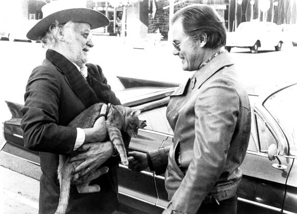 OSCARS. Bester Hauptdarsteller. PreistrÃ¤ger 1971-1980 HARRY AND TONTO, Art Carney, Larry Hagman, 1974, TM and Copyright 20th Century Fox Film Corp. All rights reserved, Courtesy: Everett Collection 20thCentFox Courtesy Everett Collection !ACHTUNG AUFNAHMEDATUM GESCHÃ„TZT! PUBLICATIONXNOTxINxCANxCHNxFRAxITAxJPNxNORxPOLxRUSxESPxUKxUSA Copyright: x20thCentFox CourtesyxEverettxCollectionx MBDHAAN FE002