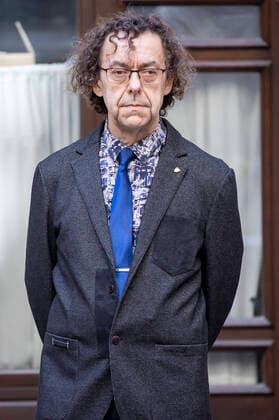 Wuerzburg, Rathaus, 27.03.2020, Pressekonferenz, Wie geht es weiter mit dem Pflegeheim Ehehaltenhaus, St. Nikolaus Bild: Dr. med. Michael Schwab (Chefarzt und Pandemie Arzt des Geriatriezentrum Buergerspital Wuerzburg) Copyright: HMBxMedia xHeikoxBecker