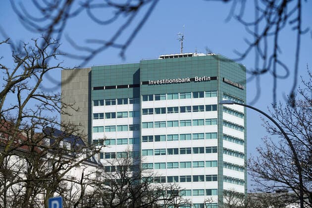 27.03.2020,Berlin,Deutschland,GER,die Stadt in Zeiten der Corona Pandemie, Investitionsbank Berlin IBB Hauptsitz Bundesallee im Bezirk Wilmersdorf