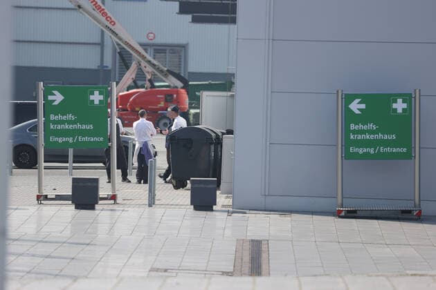 Hannover, Coronavirus, Hannover Messe Halle 19 wird zum Behelfskrankenhaus,