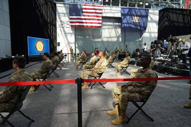 March 27, 2020, New York, New York, USA: NY Governor ANDREW CUOMO press conference, .The Javits Center, NY.March 27, 2020.Photos by , Photos Inc. New York USA - ZUMAms4_ 20200327_zaf_ms4_018 Copyright: xSoniaxMoskowitzx