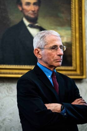 March 27, 2020, Washington, District of Columbia, USA: Director of the National Institute of Allergy and Infectious Diseases at the National Institutes of Health Dr. Anthony Fauci listens as United States President Donald J. Trump participates in a signing ceremony for a two trillion dollar coronavirus relief bill in the Oval Office at the White House in Washington, DC on March 27, 2020 Washington USA - ZUMAs152 20200327_zaa_s152_031 Copyright: xErinxSchaffx