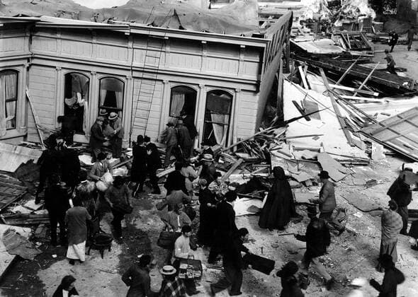 SAN FRANCISCO, the famous 1906 earthquake, 1936 Courtesy Everett Collection !ACHTUNG AUFNAHMEDATUM GESCHÃ„TZT! PUBLICATIONXNOTxINxCANxCHNxFRAxITAxJPNxNORxPOLxRUSxESPxUKxUSA Copyright: xCourtesyxEverettxCollectionx MBDSAFR EC007