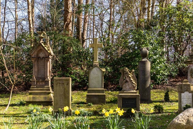 Tag des Friedhofs am 19. September Kiel Südfriedhof Schleswig-Holstein Deutschland