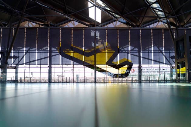 Flughafen Köln Bonn, wo es in Zeiten des Coronavirus zu Flugstornierungen kommt. Köln, 28.03.2020