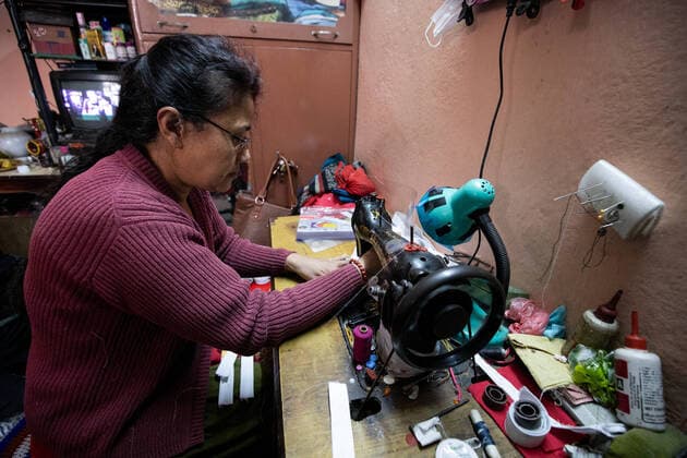Manufacturing free face shields amid COVID-19 A Local of Kathmandu make free face shields for distribute it to security personnel, and people on duty on the fifth day of Lockdown imposed by Nepal government amid concerns about the spread of Corona virus (COVID-19) outbreak in Kathmandu Nepal, on Friday, 28 March, 2020.Peoples currently manufacturing approximately 200 face shields PPE per day. Locals of Kathmandu make free face shields and distribute it to security personnel, and people on duty during government imposed a lockdown amid concern Covid-19 corona virus outbreak in Kathmandu, Nepal on March 28, 2020.Peoples currently manufacturing approximately 200 face shields PPE per day. kathmandu 2 Nepal Copyright: PrabinxRanabhat