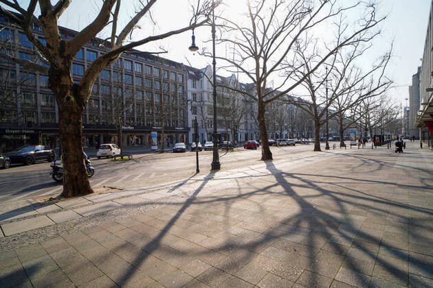 28.03.2020,Berlin,Deutschland,GER,die Stadt in Zeiten der Corona Pandemie, Kurfürstendamm