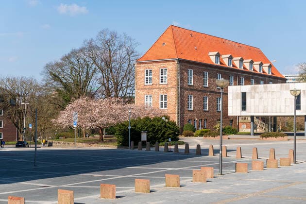 Kiel heute Samstag den 28.03.2020 - Auch heute wieder absolute Stille in der Innenstadt Kiels. Eine fast menschenlere Großstadt. Sowas hätte man sich vor Kurzem nicht vorstellen können. Kiel Altstadt Schleswig-Holstein Deutschland